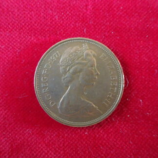 Steel core 2 pence (engelse munt) koper