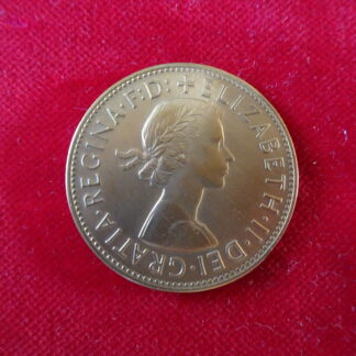 Steel core one penny (engelse munt)