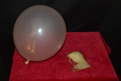 ballon (clear) voor naald door ballon