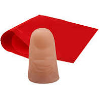 Duimspits met doekje (small) (thumb tip)