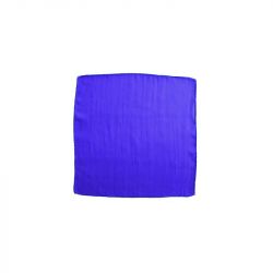 Zijden doek 20 cmx 20 cm blauw