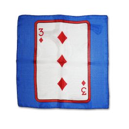 Zijden doek ruiten drie 30x30 cm