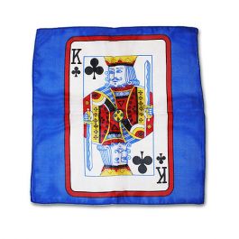 Zijden doek klaver koning 30x30 cm