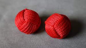 Monkey fist chop cup balls (rood)