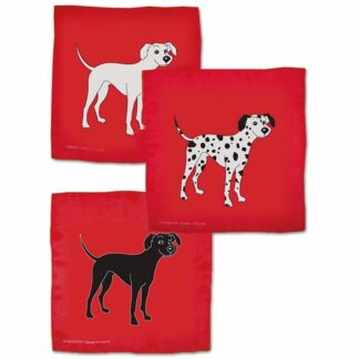 Dalmatiër zijden doeken (drie stuks)