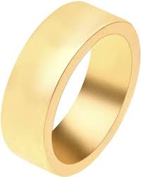 Gouden magnetische ring