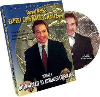 David Roth's Expert Coin Magic Made Easy Vol 3 (Intermediate to Advanced) - DVD
