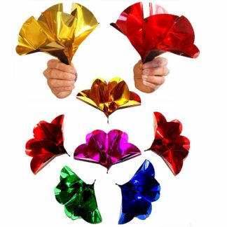 Metallic Spring Flowers - Large - 6 Flower set