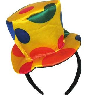 Mini Hoedje Clown Met Diadeem