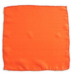 Zijden doek 90 x 90 cm oranje