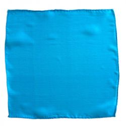 Zijden doek 90 x 90 cm turquoise