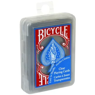 Bicycle Playing Cards - Clear (red)