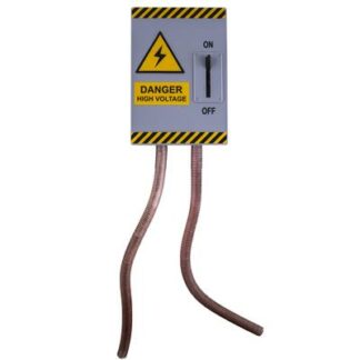 Hoogspanningskastje met licht, geluid en beweging