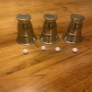 Cups and balls chroom (tweede hands)