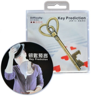 Key prediction, 3 in 1,   harten zes voorspelling met flessen opener