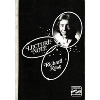 Richard Ross lecture notes (tweede hands)