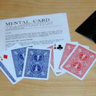 Mental Card Transposition by Tricks Co. (twisted sister)