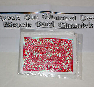 Spook Cut (Haunted Deck) Red Bicycle Card Gimmick