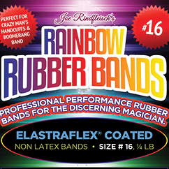 Joe Rindfleisch's SIZE 16 Rainbow Rubber Bands (Combo Pack, 50 pieces)