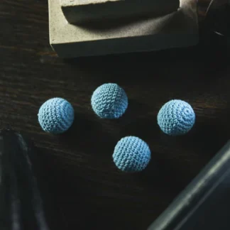 KNIT-BALL BY TCC (four small ones) sky blue