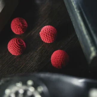 knitt ball by tcc red (one final load and four small balls)