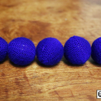 Crochet 5 Ball combo Set (1"/blue) by Mr. Magic