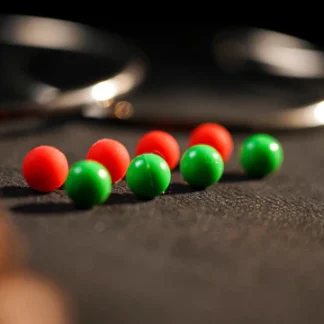 Rubber Balls (Red/Green) by TCC (10mm)