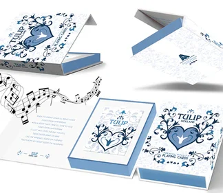 Music Box Collector's Set Playing Cards Dutch Card House Company