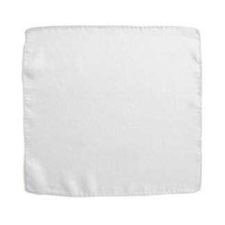Zijden doek wit 60 x 60 cm (silk 24 inch white)
