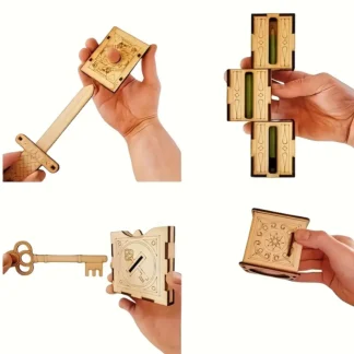 4 stuks Houten Magische Bouwpakket