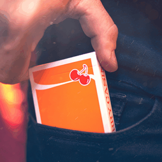 Cherry Casino Summerlin Sunset (Orange) Playing Cards by Pure Imagination Projects