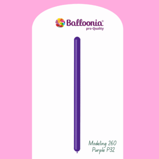 Balloonia 260 modeleer ballonnen , paars , 50 stuks