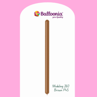 Balloonia 260 modeleer ballonnen , bruin , 50 stuks