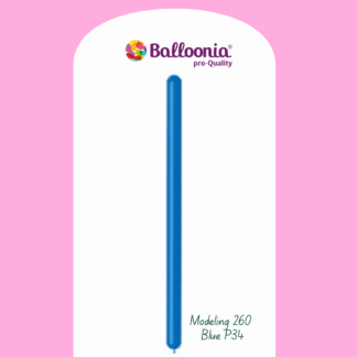 Balloonia 260 modeleer ballonnen, blauw , 50 stuks