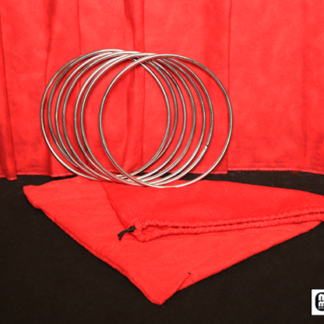 8" Linking Rings SS (7 Rings) by Mr. Magic (20 cm)