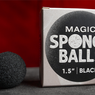 Magic Sponge Balls 4PK BLACK 1.5" by Murphy's Magic