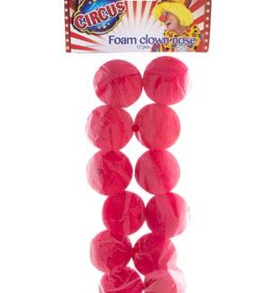 12 clownsneuzen schuim (mousse)