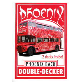 Phoenix Parlour Double-Decker  Deck of cards by Card-Shark, Red, (tweedehands)