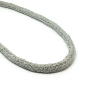 10 mm katoen touw grijs