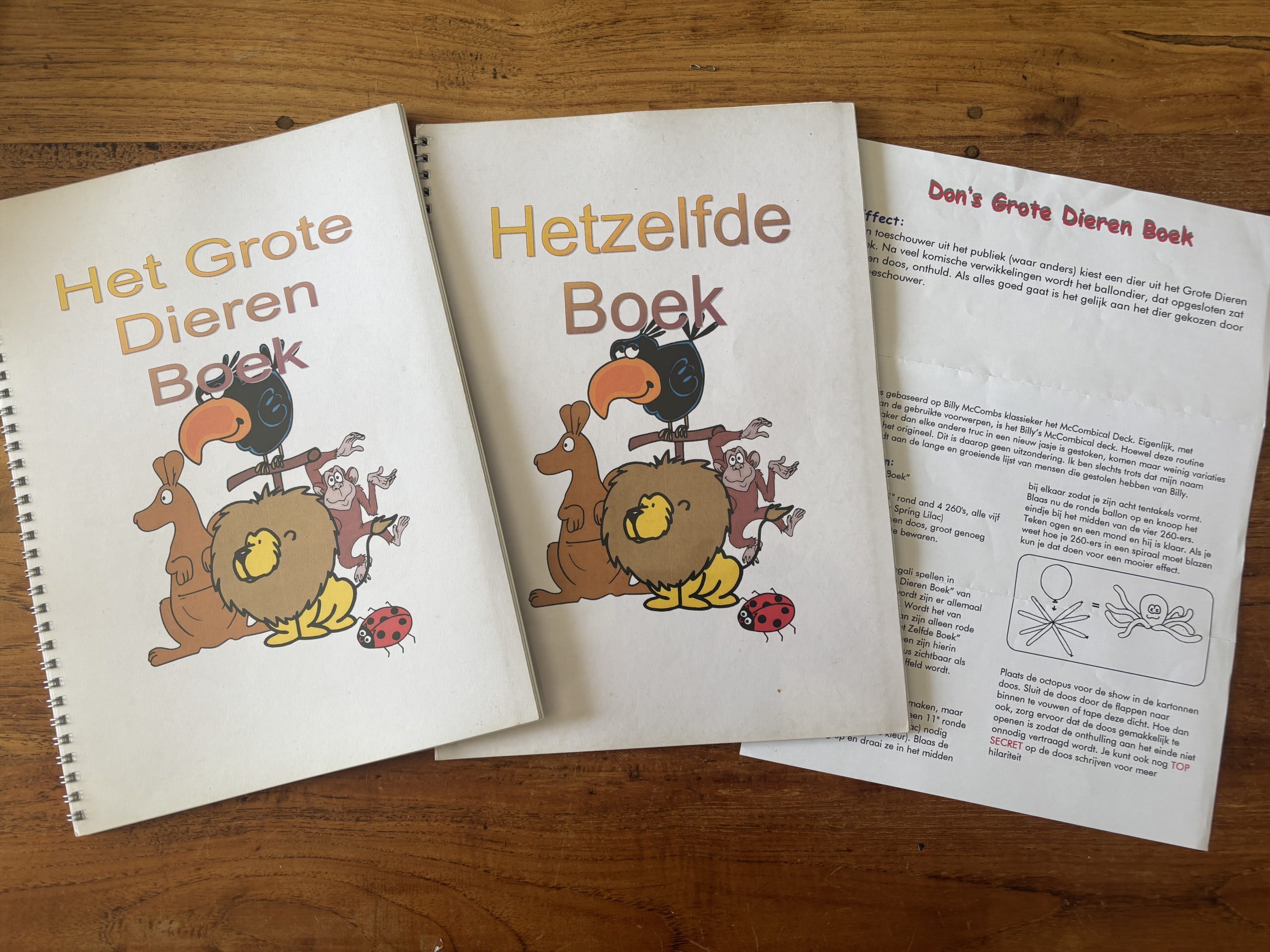 Don's grote dieren boek (big book of animals by Buster Balloon)