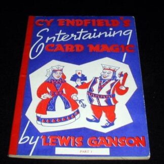 Cy Endfield’s Entertaining Card Magic 1 by Lewis Ganson (tweede hands) hard cover