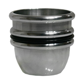 Harmonica Chop Cup (alluminium) by Leo Smetsers (tweedehands)